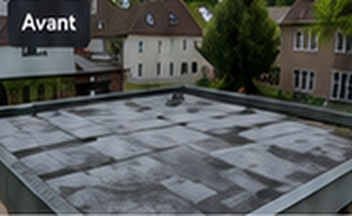 Plat dak voor herstelling