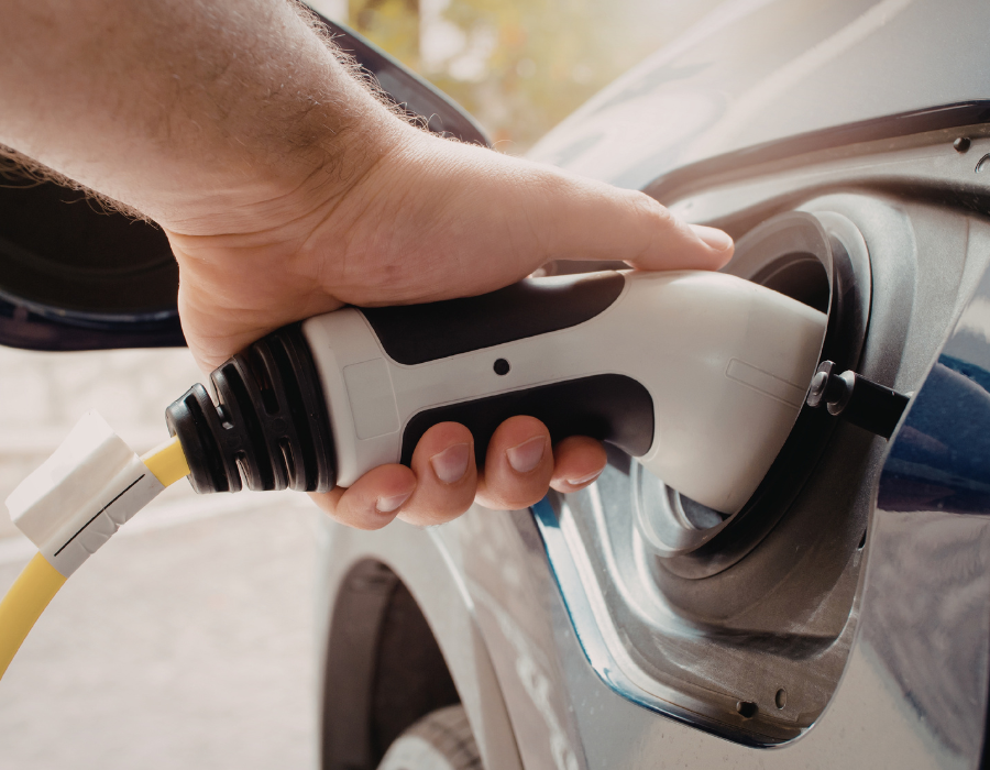 Laadpalen illustratie